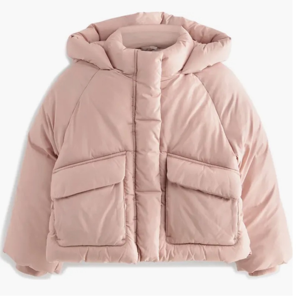 Kids' Utility Quilted Crop Puffer Jacket